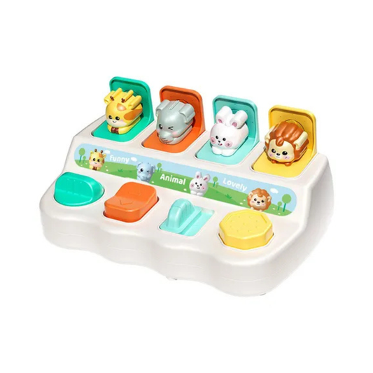 Pop up Animal Montessori - Caixa Surpresa para Bebês